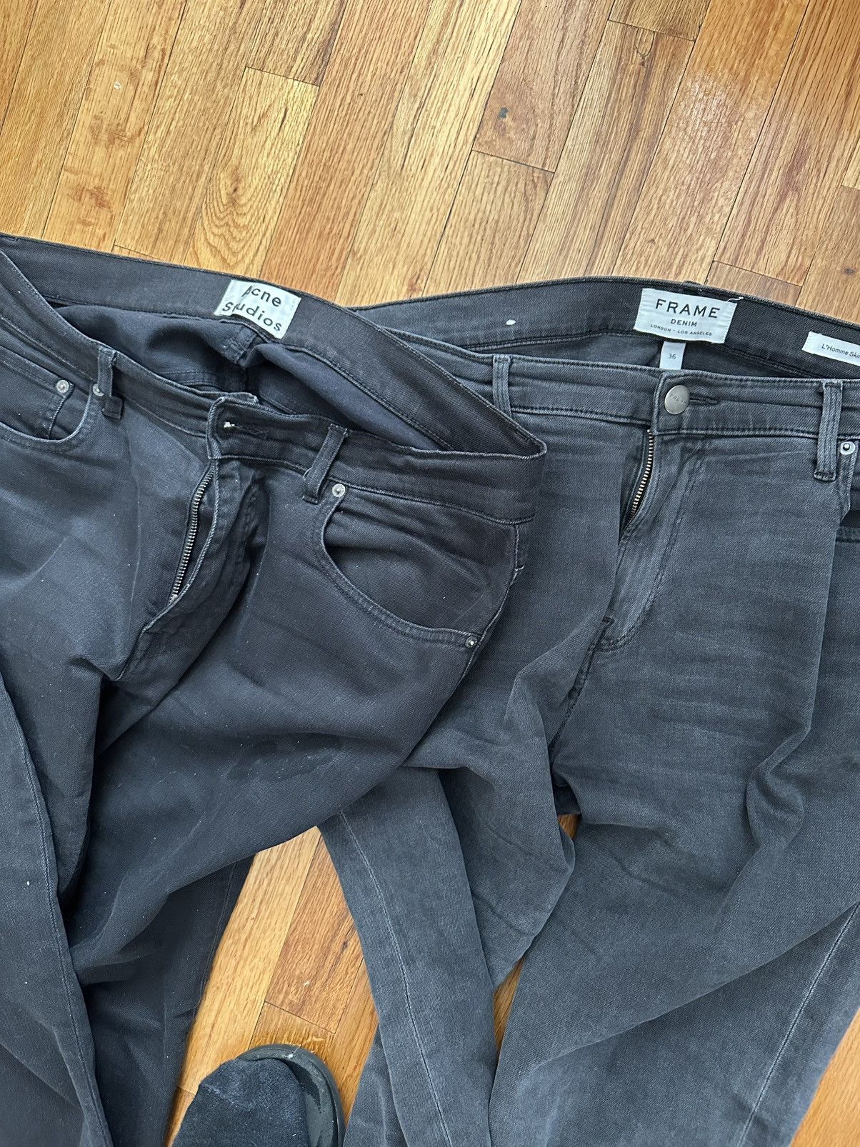 Frame 2 pairs of jeans! Acne Studios x Frame Denim 36x30 Size US 36 / EU 52 - 10 Thumbnail