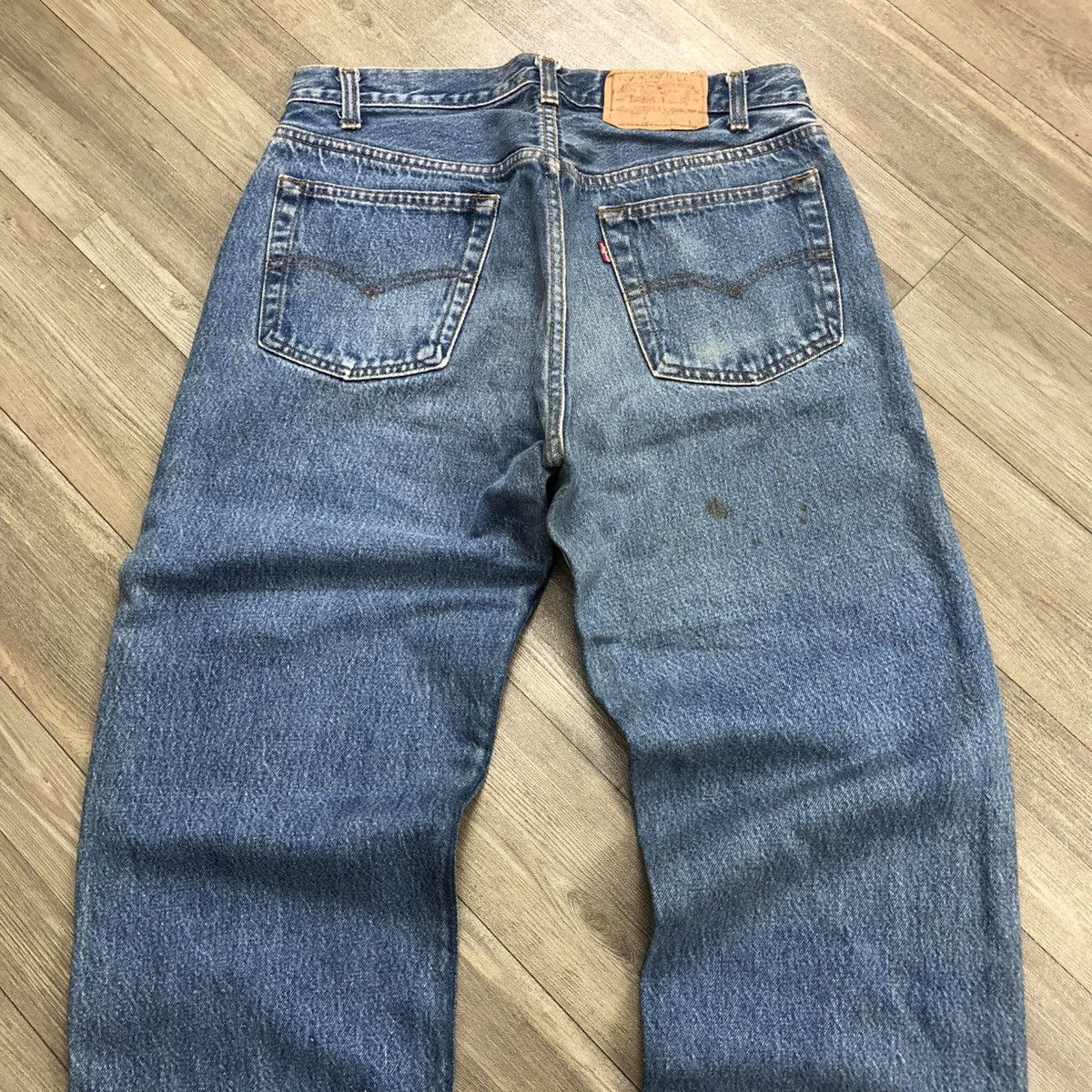 Levi's × Levi's Vintage Clothing × Vintage 🇺🇸 1980s Levis Strauss 501 #522 Faded Blue Jeans Size US 30 / EU 46 - 3 Thumbnail