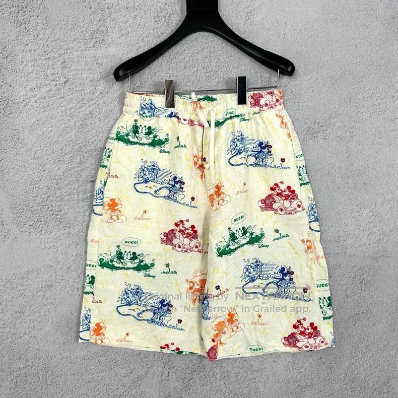 Gucci Gucci Disney pattern full-print straight casual shorts Size US 30 / EU 46 - 1 Thumbnail