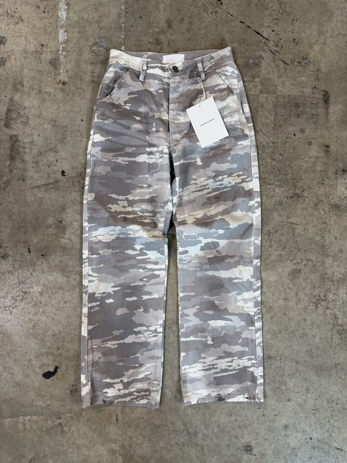 ALEXANDER DIGENOVA Alexander Digenova Dirty Snow Camo Underground Pants Size US 28 / EU 44 - 1 Thumbnail