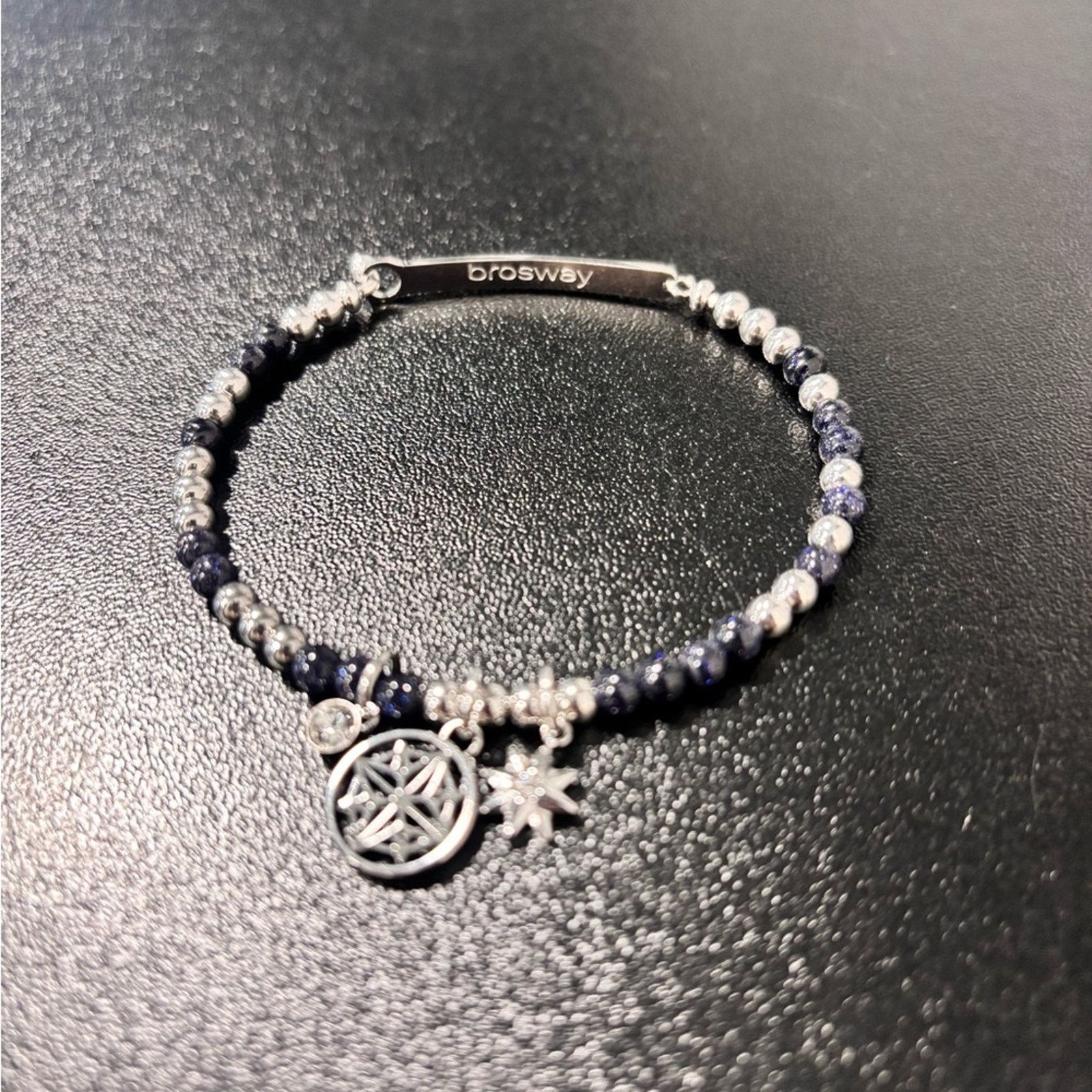 Other Brosway Italia Chakra Compass Bracelet Goldstone & Silver Size ONE SIZE - 1 Thumbnail