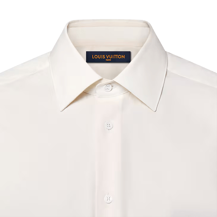 Louis Vuitton Long-Sleeved Cotton Shirt - 38 M Size 38R - 2 Thumbnail