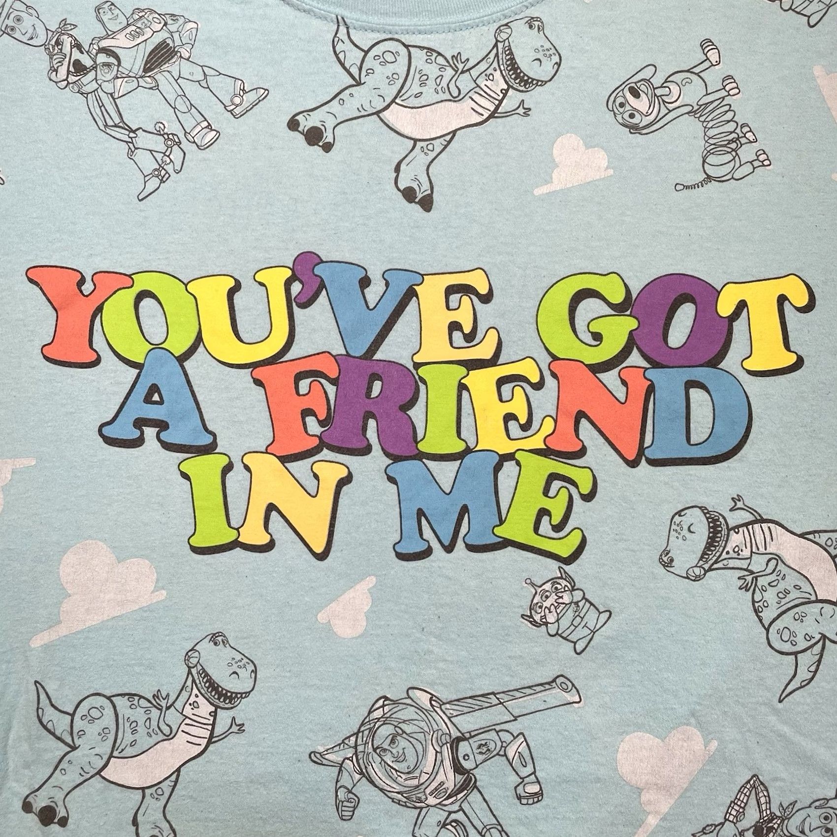 Disney Disney Toy Story You've Got a Friend In Me Clouds AOP Blue Shirt Men’s Size XXL Shirt Size US XXL / EU 58 / 5 - 2 Thumbnail