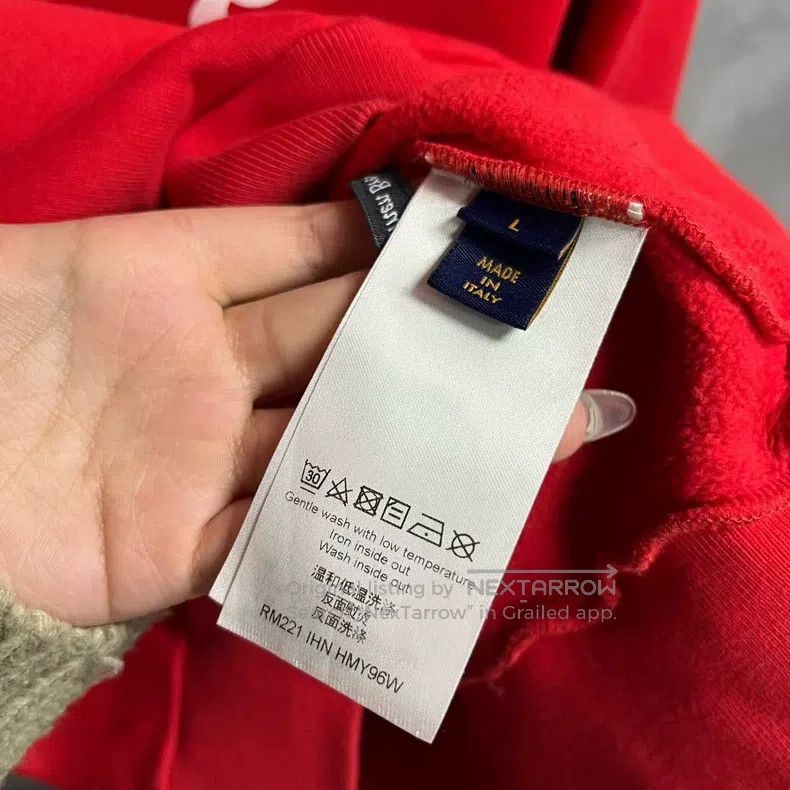 Louis Vuitton Louis Vuitton Red monogrammed printed crew neck long sleev Size US L / EU 52-54 / 3 - 4 Thumbnail