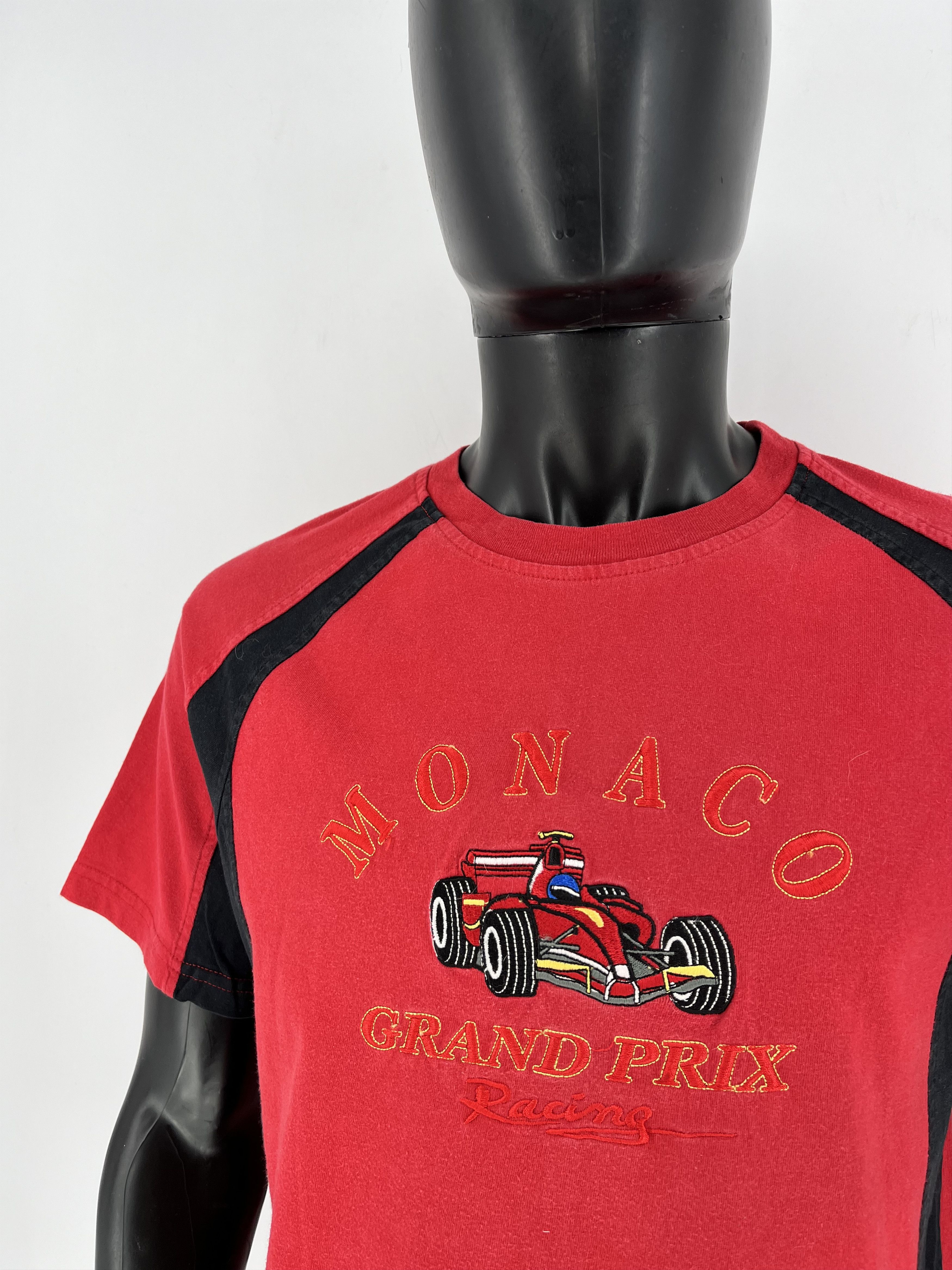 Formula 1 Vintage 90s Grand Prix Monaco Racing F1 Tee T-shirt Size US L / EU 52-54 / 3 - 6 Thumbnail