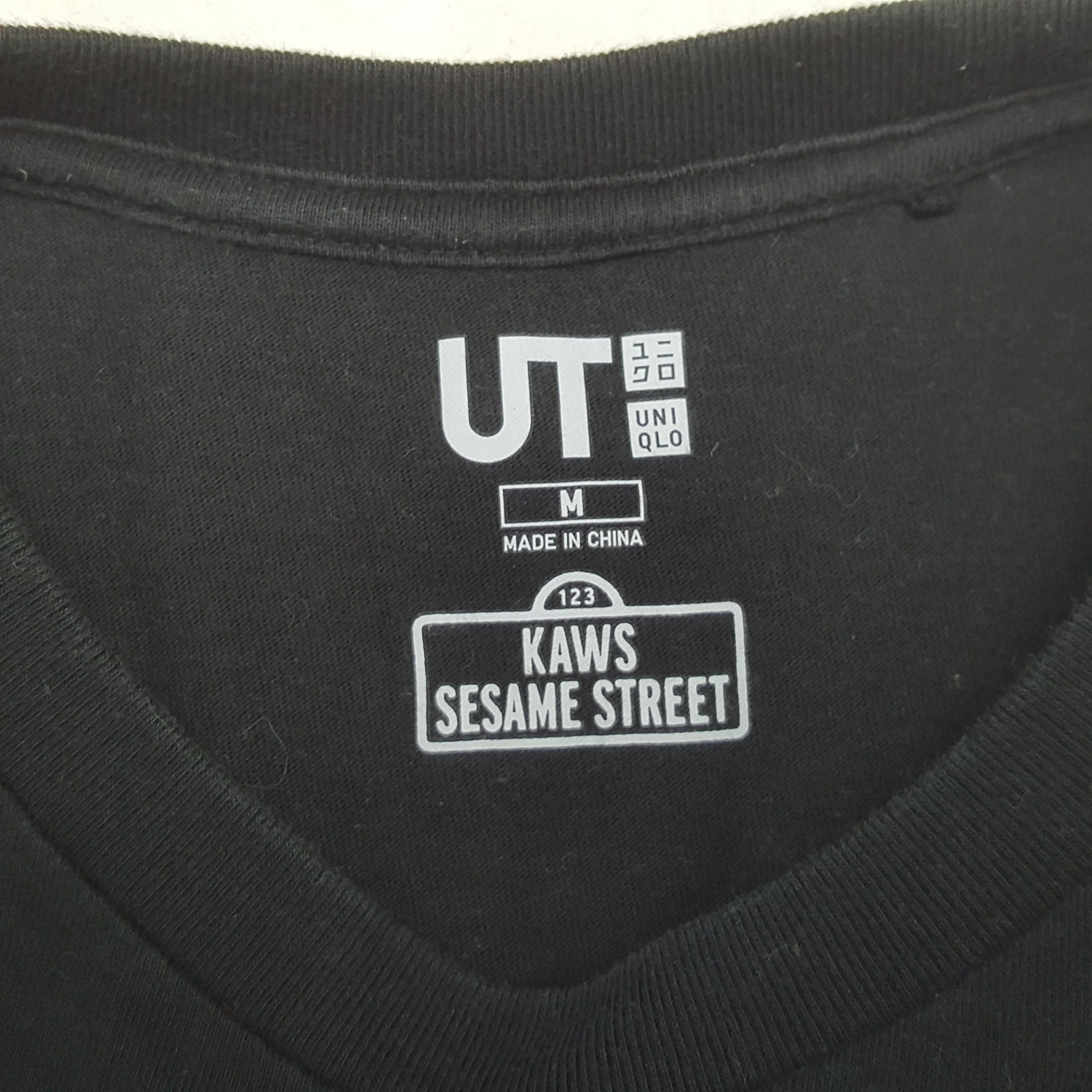 Uniqlo Uniqlo X Kaws Sesame Street Tshirt RR18 Size US M / EU 48-50 / 2 - 4 Thumbnail