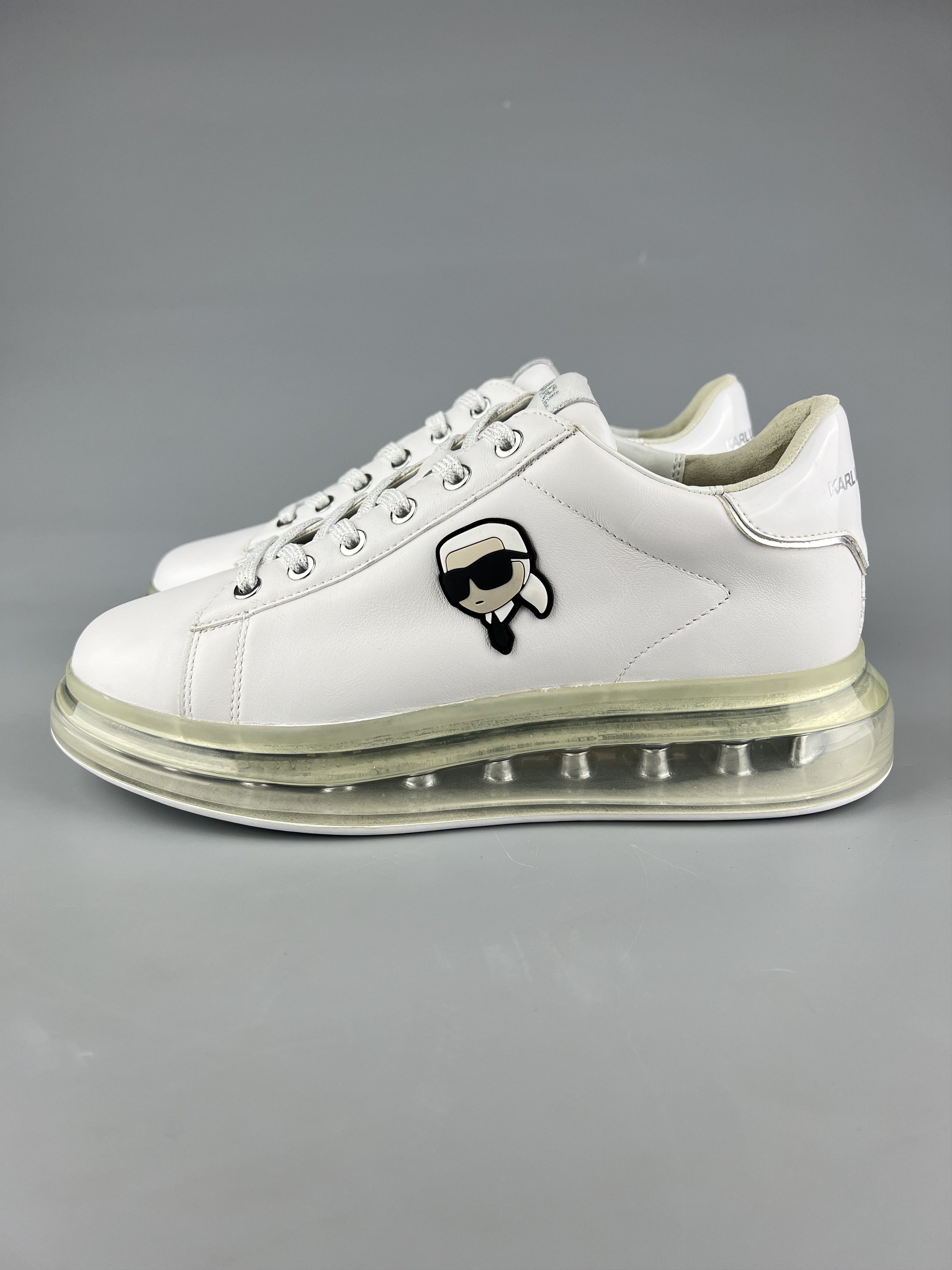 Karl Lagerfeld Karl Lagerfeld Karl Iconic 3D Logo Women's Leather Sneakers Size US 10 / IT 40 - 2 Thumbnail