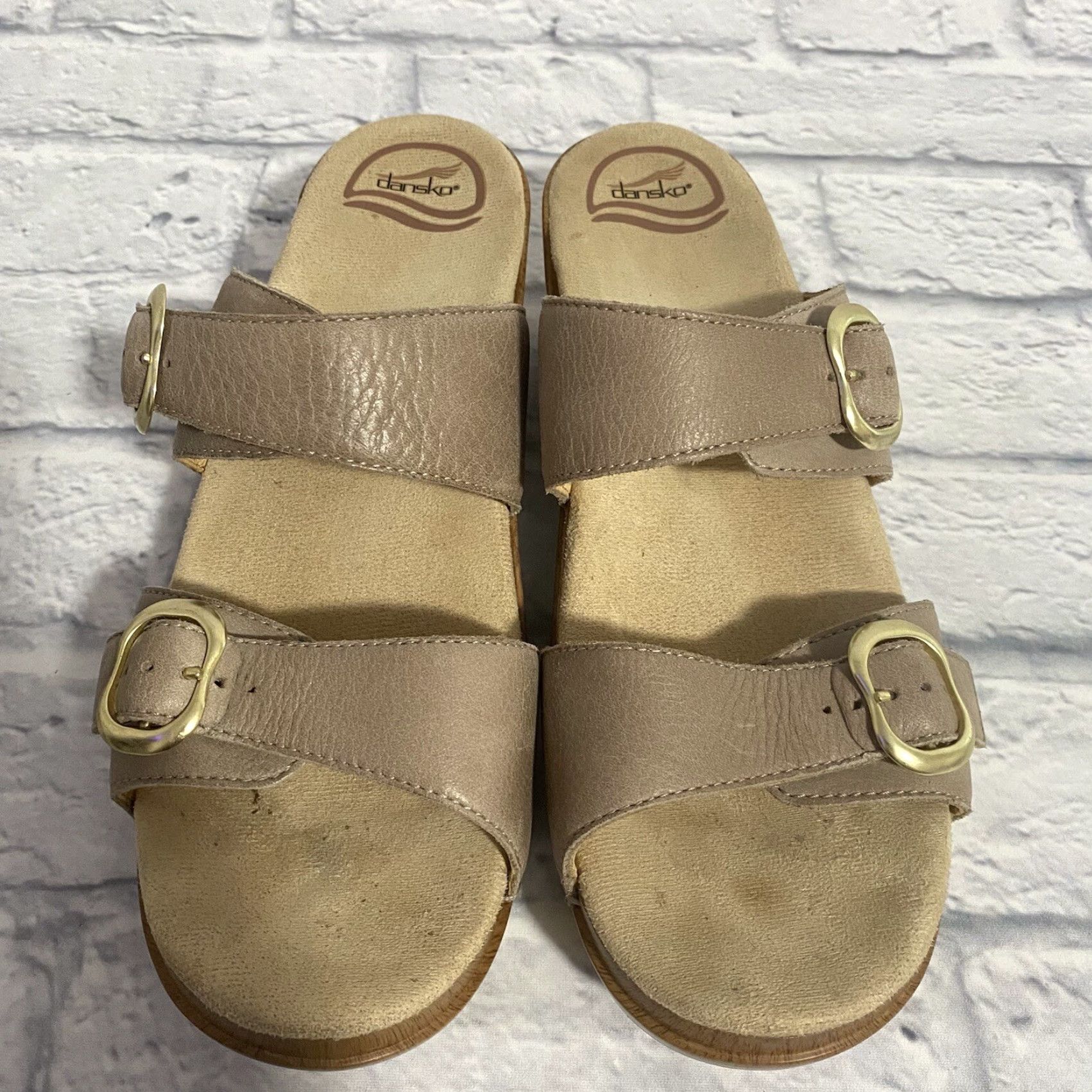 Dansko Dansko Sophie Double Buckle Straps Sandals Brown 9841032200 Women's Size 41 Size US 9 / IT 39 - 2 Thumbnail