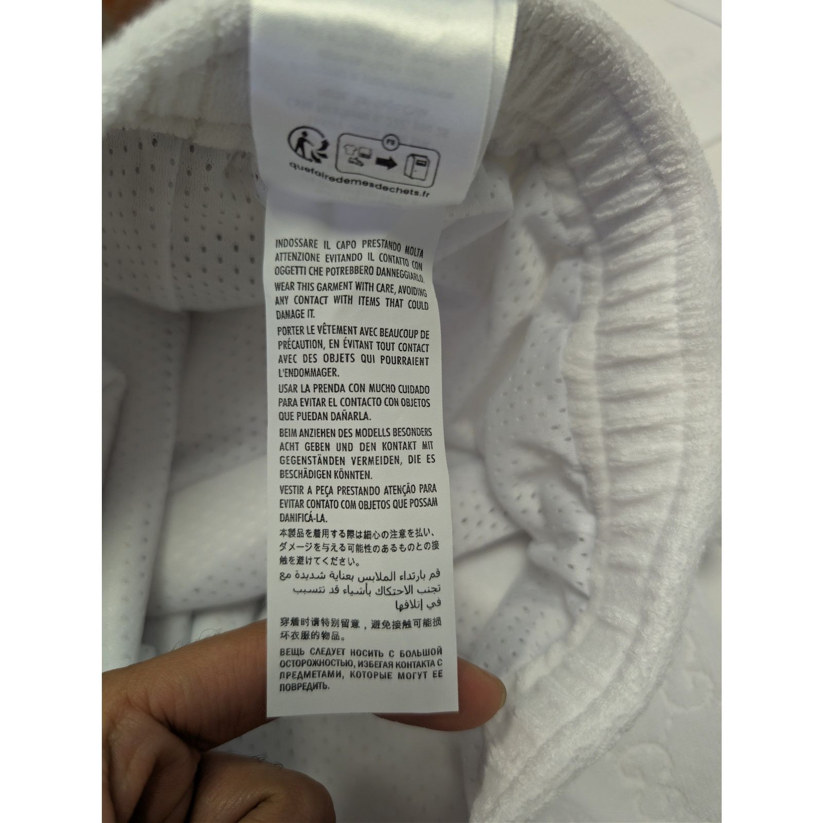Gucci o1rshd1 GG Cotton Terry Cloth Jogging Pants in White Size US 32 / EU 48 - 22 Thumbnail