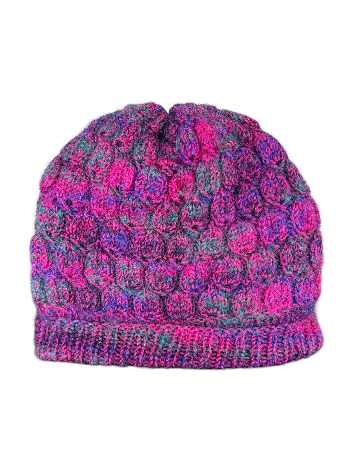 Crochet Knitted Handmade hairy Beanie Hats Rare ☠️☠️