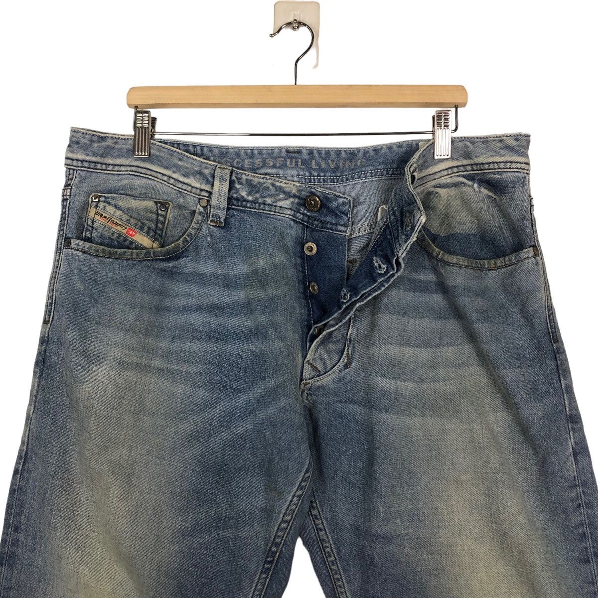 Diesel 🔥Biker Denim Jeans Diesel Industry Denim Division Size US 38 / EU 54 - 12 Thumbnail