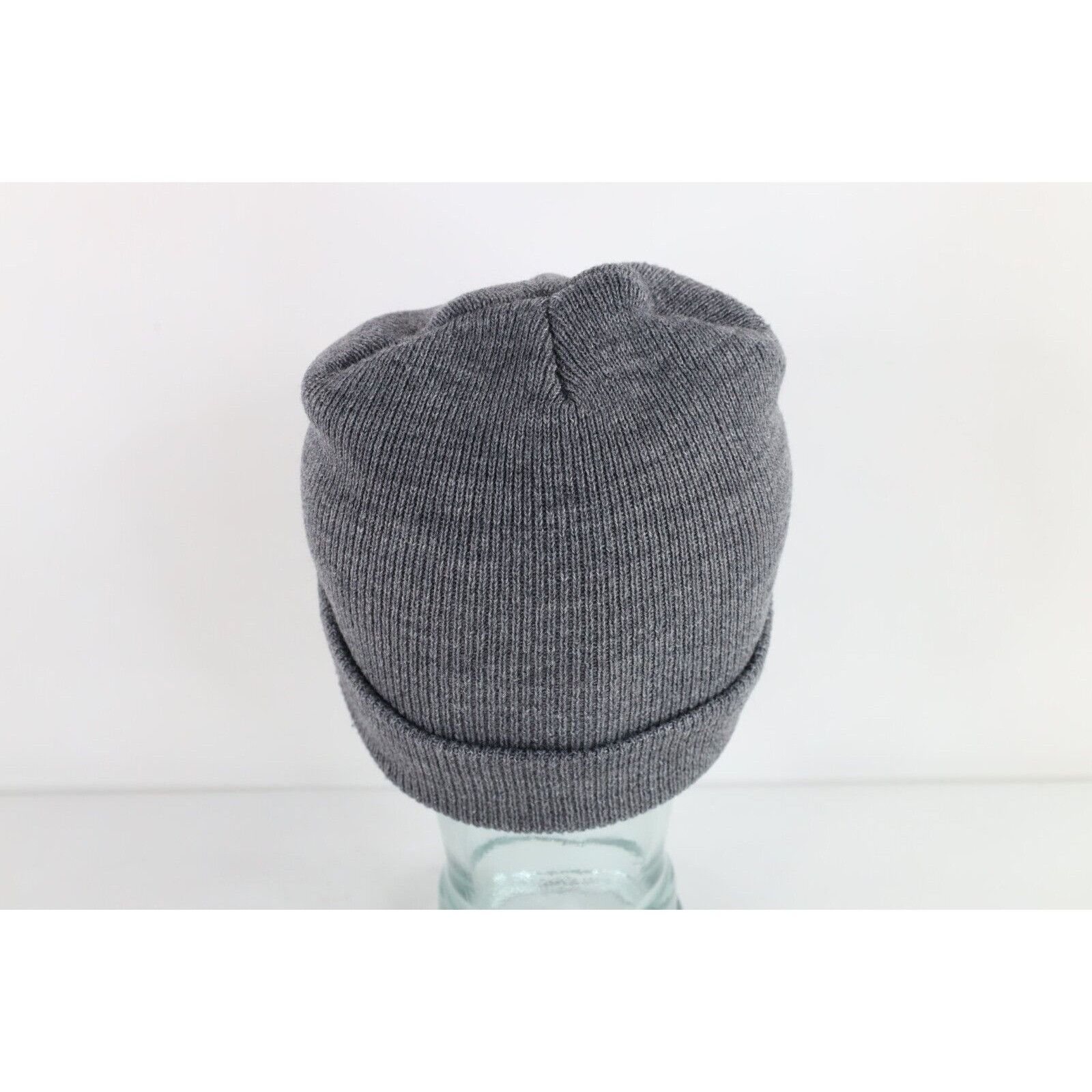 Carhartt × Vintage Vintage Carhartt Distressed Spell Out Knit Winter Beanie Hat Size ONE SIZE - 4 Thumbnail