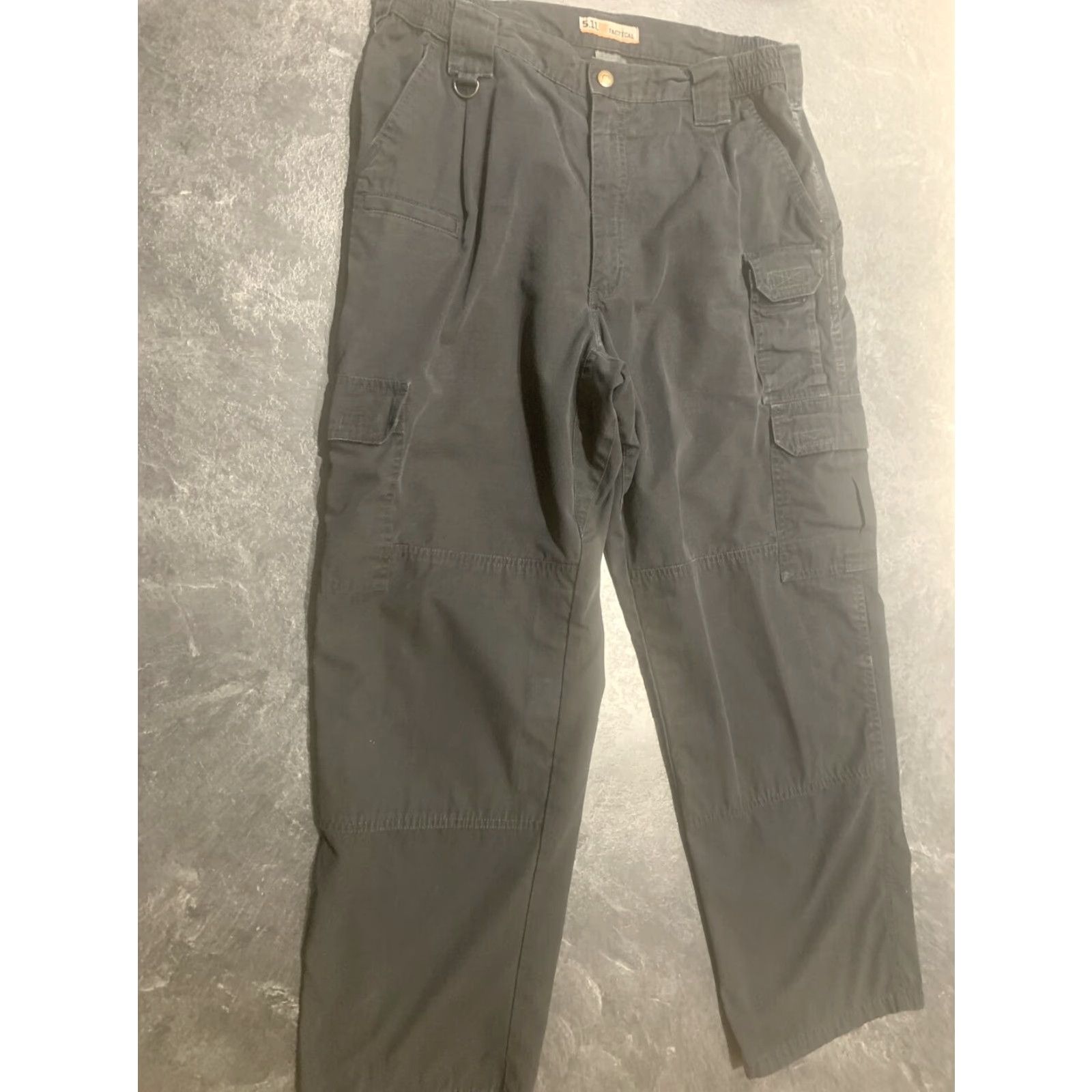 Vintage 5.11 Tactical Cargo Pants Black Mens Regular 38x30 Size US 36 / EU 52 - 3 Thumbnail