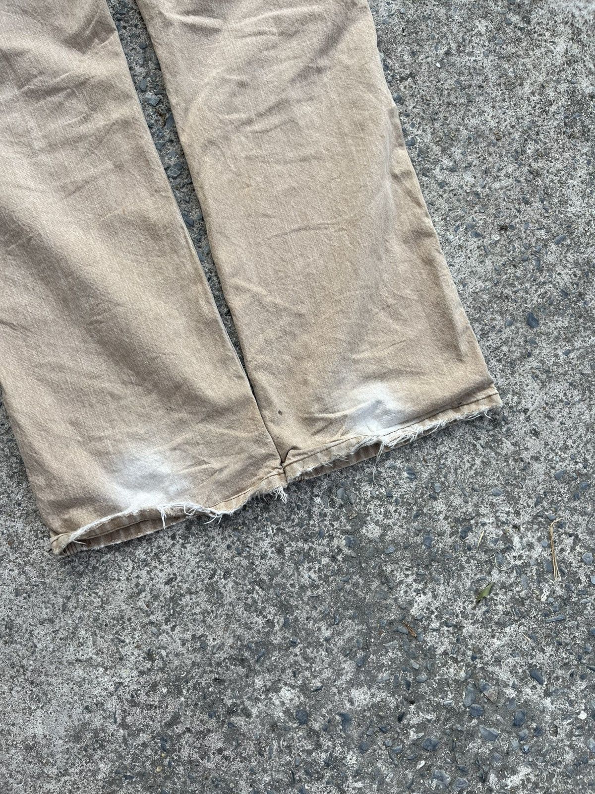 If Six Was Nine Distressed denim flare lag Grunge Style Size US 34 / EU 50 - 8 Thumbnail