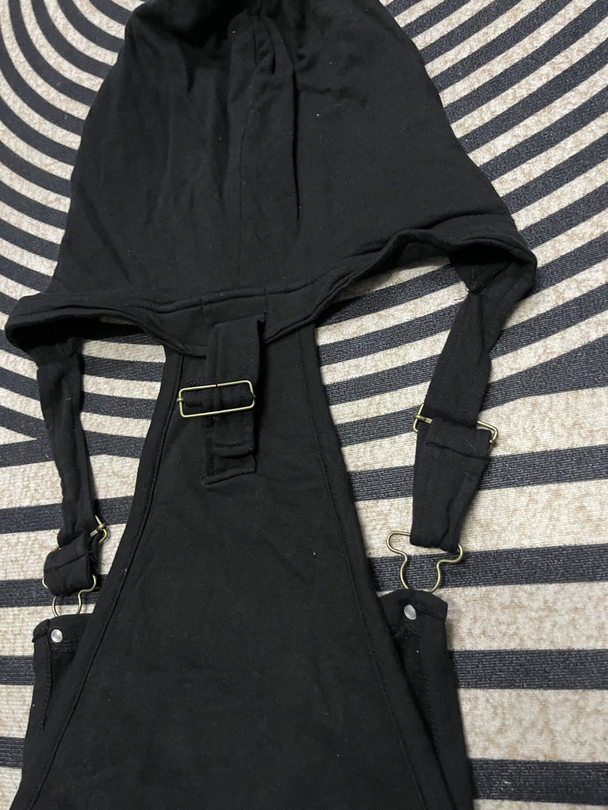 If Six Was Nine 2000s L.G.B STYLE M.K.R SKULL HOODIE MINI DRESS RARE DESIGN Size M / US 6-8 / IT 42-44 - 17 Thumbnail