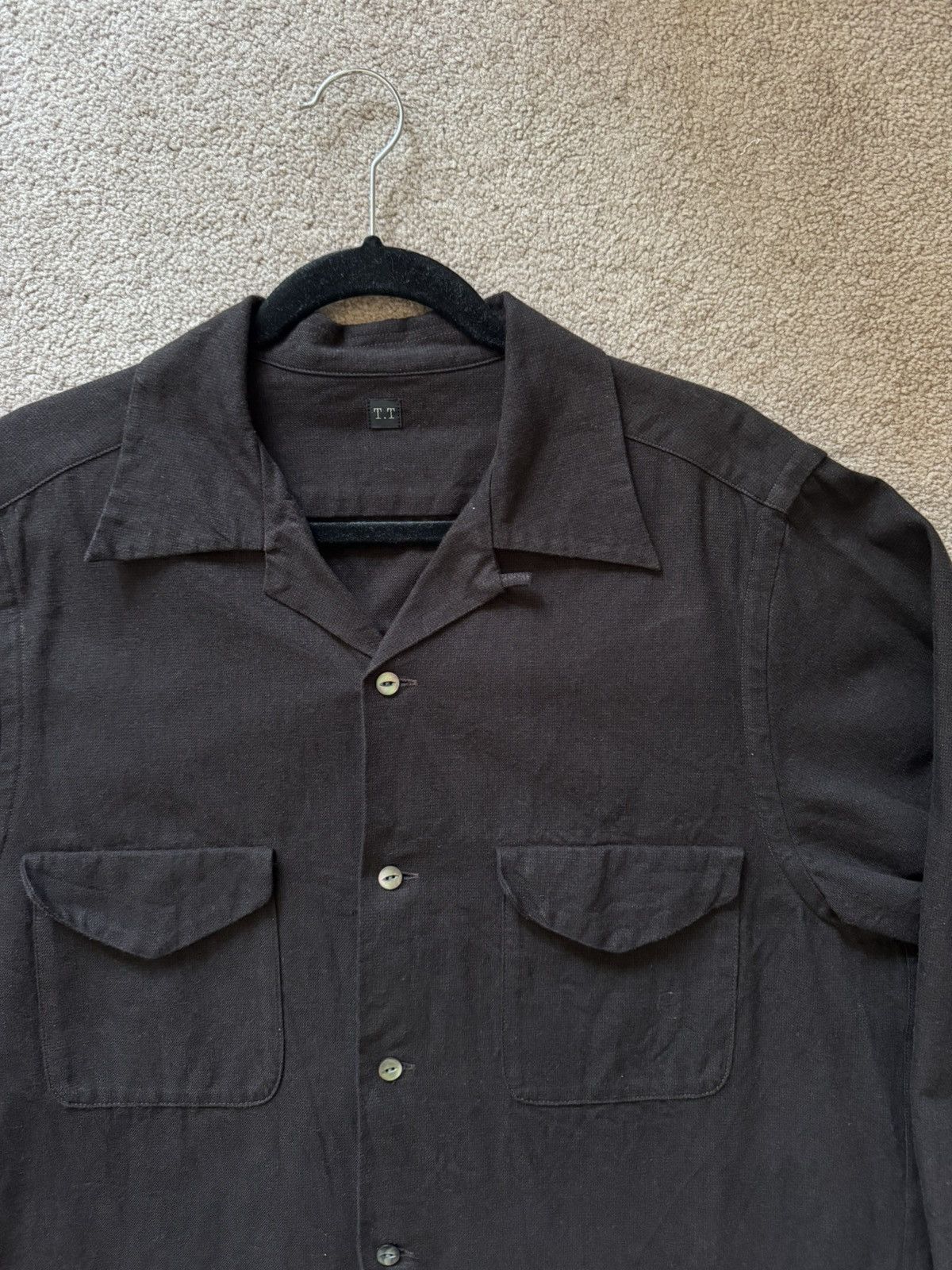 Taiga Takahashi Taiga Takahashi Lot 101 Open Collar Shirt Size US L / EU 52-54 / 3 - 2 Thumbnail