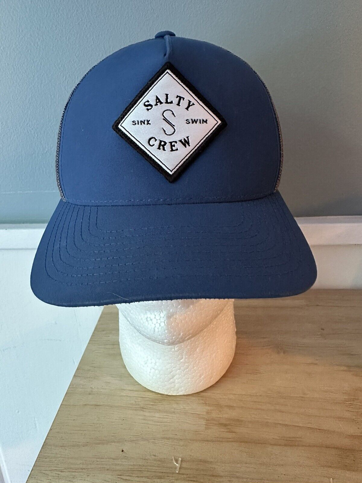 Other Salty Crew "Stealth" Snapback Trucker Hat (Navy) 5-Panel Ca Size ONE SIZE - 2 Thumbnail