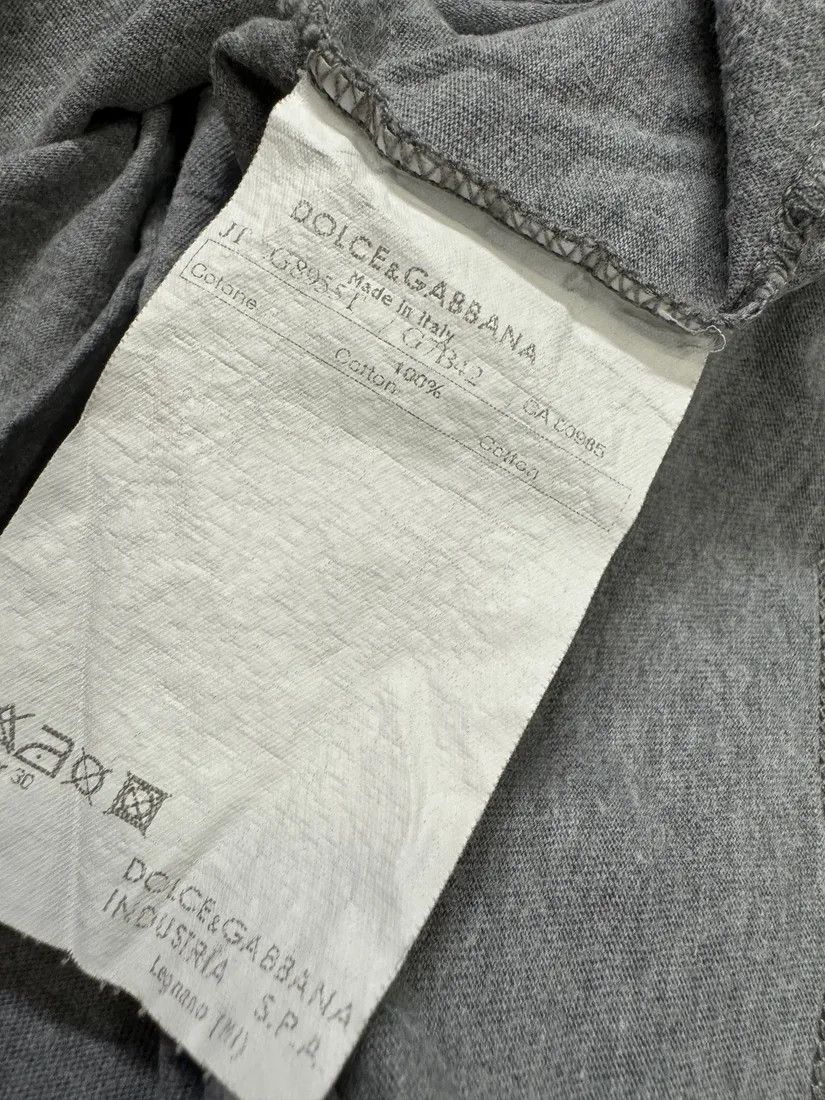 Designer × Dolce & Gabbana × Vintage SS2007 Dolce & Gabbana Grey Odyssey T-Shirt Size US S / EU 44-46 / 1 - 5 Thumbnail