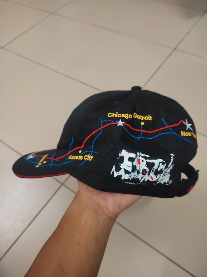 Japanese Brand × Vintage EARTH MARATHON USA EMBROIDERY CAP Size ONE SIZE - 4 Thumbnail