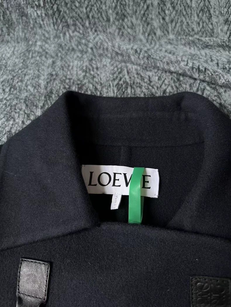 Loewe LOEWE Dark blue wool coat Size XXS / US 00 / IT 34 - 4 Thumbnail