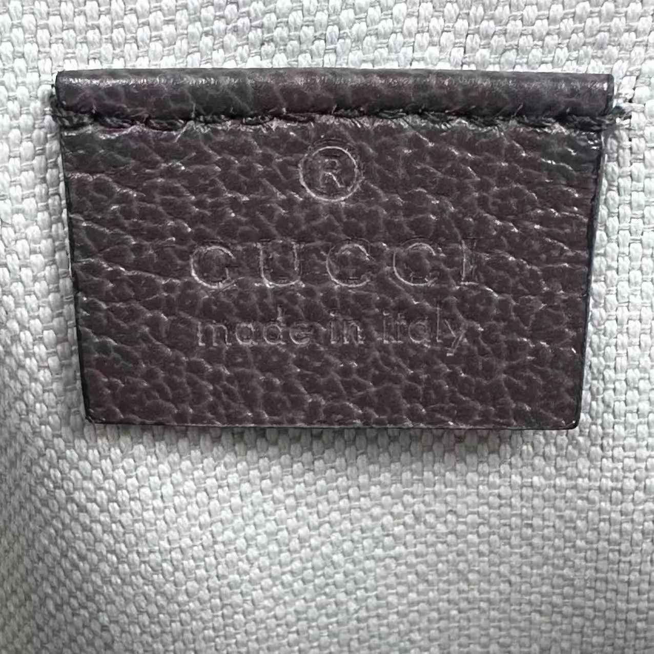 Gucci Gucci Neo Vintage GG Monogram Tiger Head Crossbody/Waist Bag Ebony Brown Small Size ONE SIZE - 4 Thumbnail