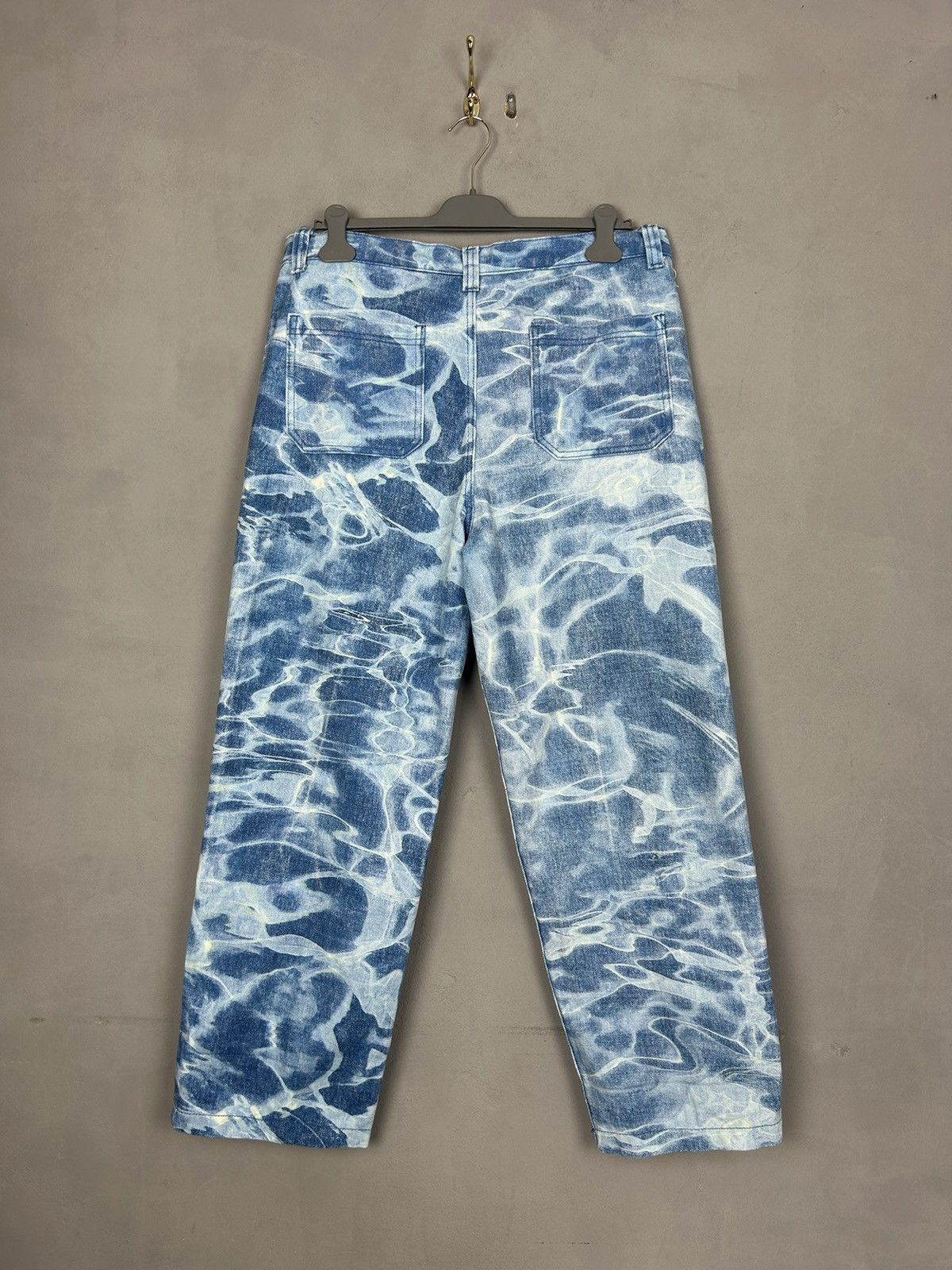 Jaded London Jaded London Water Print W36 L30 Baggy Skate Fit Denim Pants Size US 36 / EU 52 - 8 Thumbnail