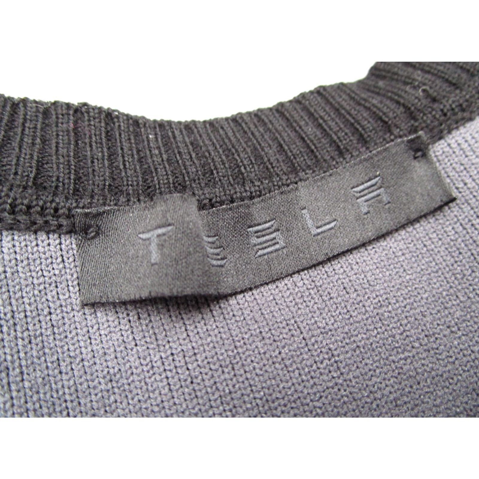 Vintage Tesla Sweater Mens Medium Black Knit Wool Blend Pullover Made in Italy Size US M / EU 48-50 / 2 - 3 Thumbnail