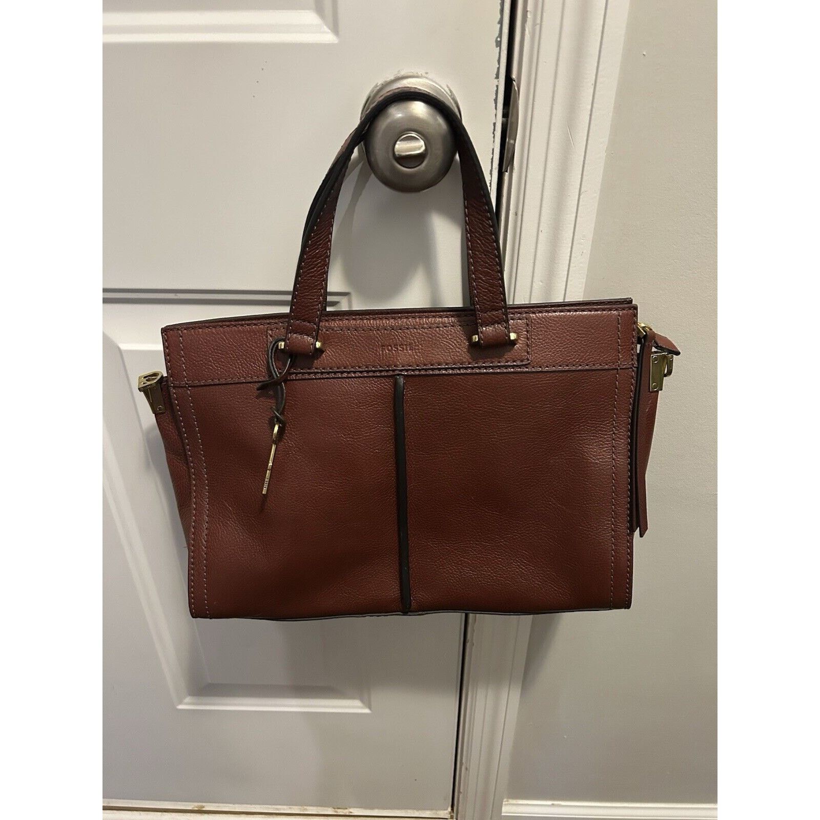 Fossil NEW! Vintage Fossil Lauren Hand Bags Satchel Brown Size ONE SIZE - 1 Thumbnail