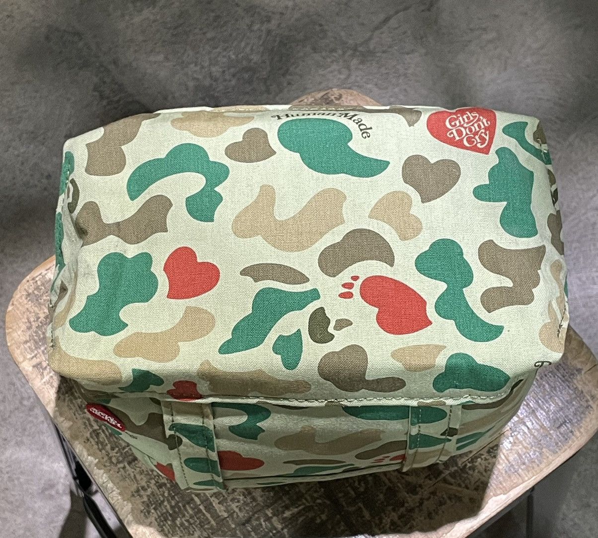 Girls Don't Cry × Human Made Human Made x Girl’s Don’t Cry Small Tote Camo Green Size ONE SIZE - 8 Thumbnail