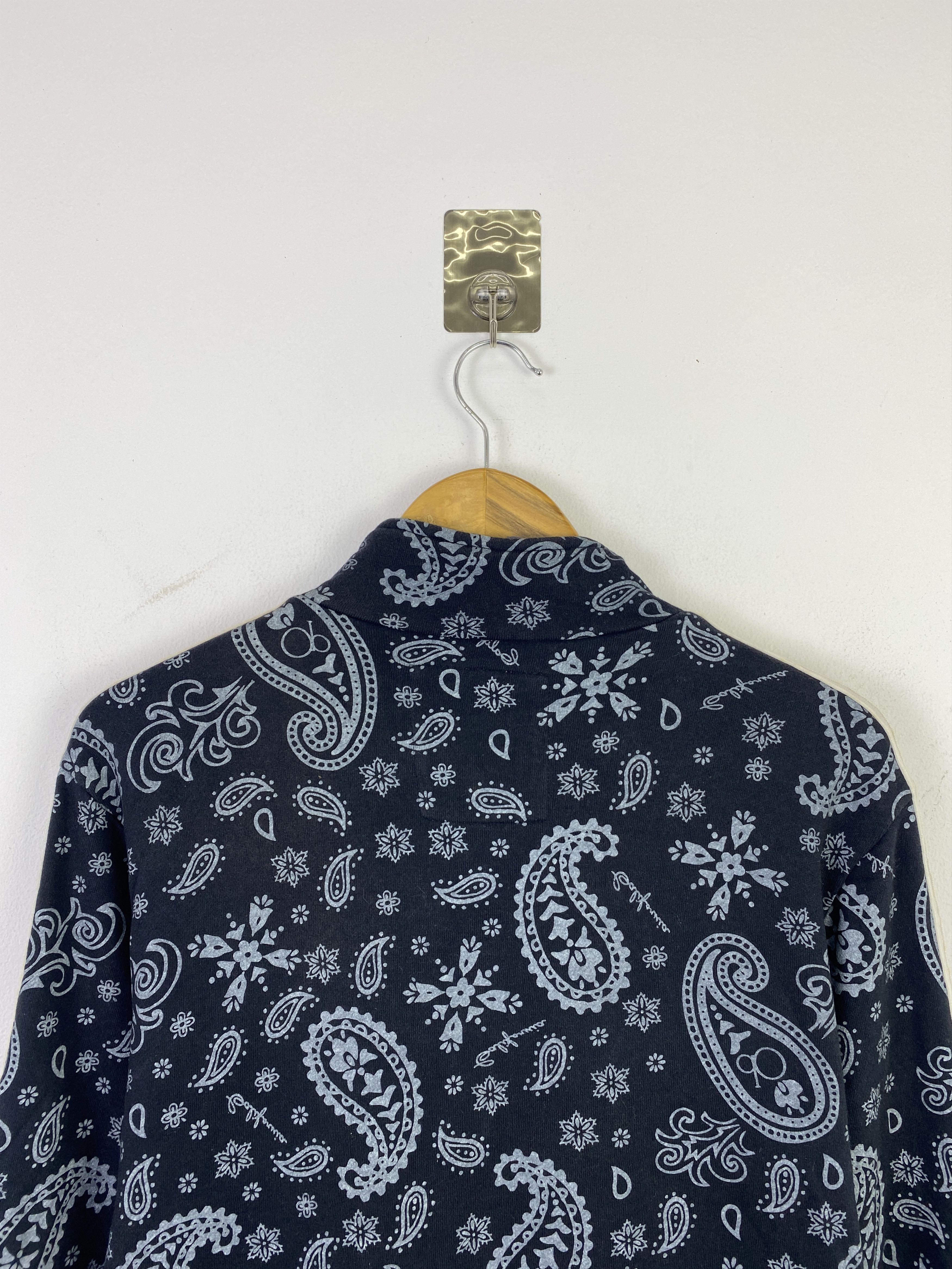 Ocean Pacific Vintage Ocean Pacific Paisley Zipper Up Sweater SH0340 Size US L / EU 52-54 / 3 - 4 Thumbnail