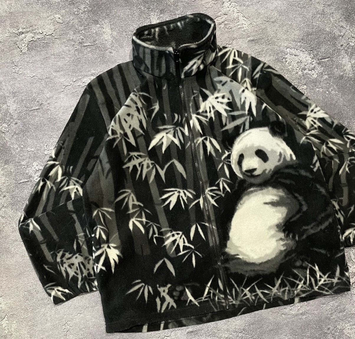 Japanese Brand × Vintage Vintage Panda Polar Animal Fleece Jacket Size US M / EU 48-50 / 2 - 3 Thumbnail