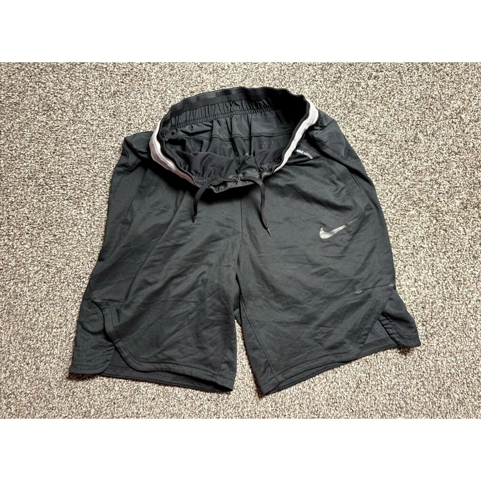Nike Nike Aeroswift Shorts Mens Small Black Basketball Pockets Logo 891725-010 Size US 29 - 2 Thumbnail