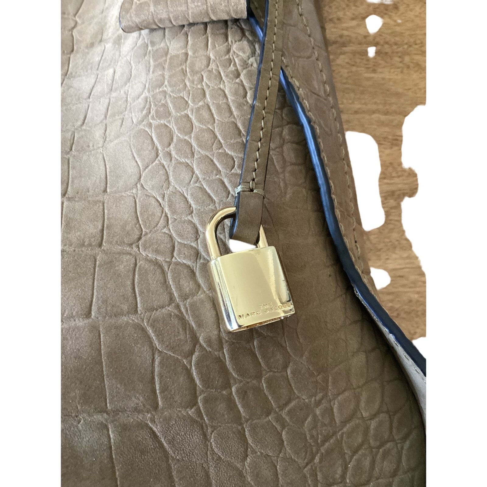 Marc Jacobs MARC JACOBS The Director Tote Shoulder Bag Crocodile Taupe Size ONE SIZE - 7 Thumbnail