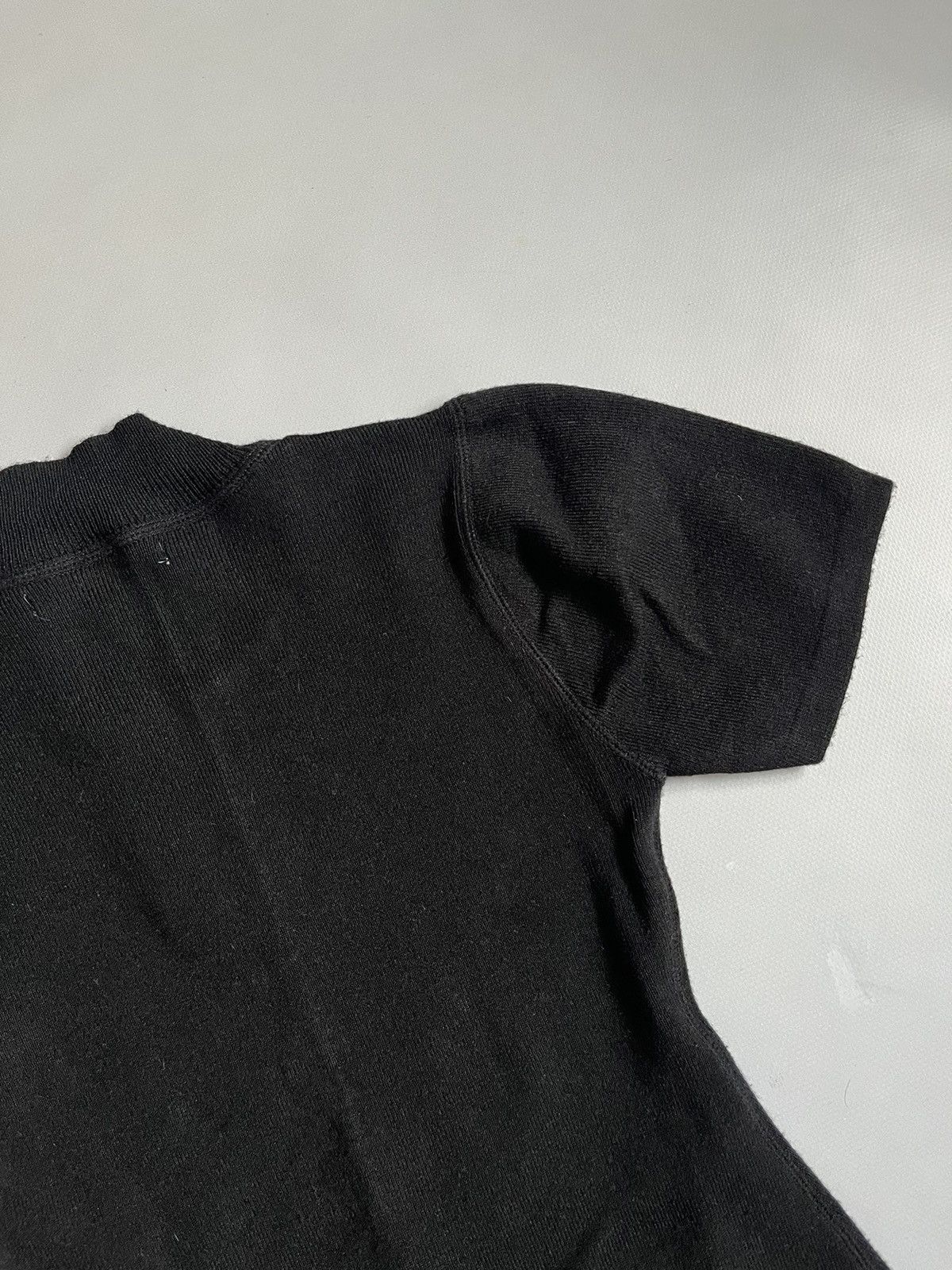 Alexander Wang Alexander Wang Black Wool Mock Neck Short Sleeve Dress Size M / US 6-8 / IT 42-44 - 13 Thumbnail