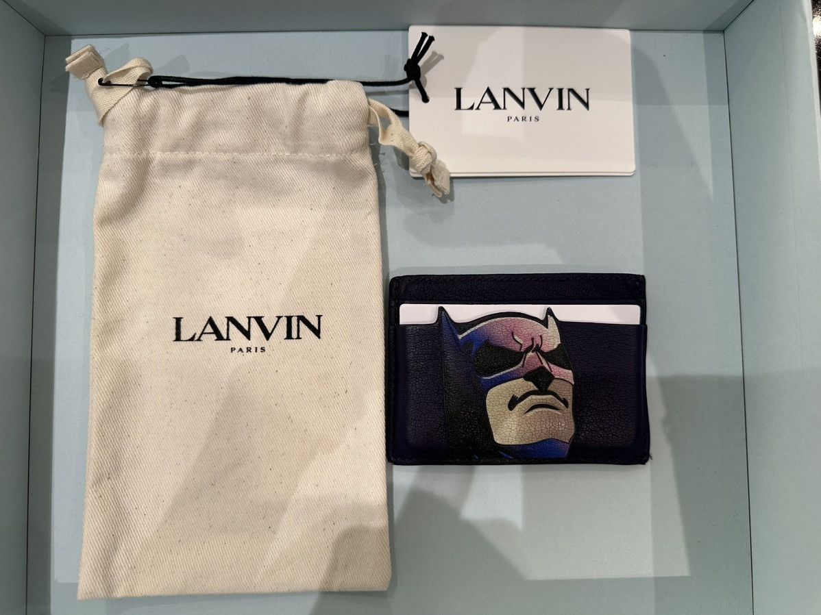 Lanvin Lanvin Batman print card holder Size ONE SIZE - 1 Thumbnail
