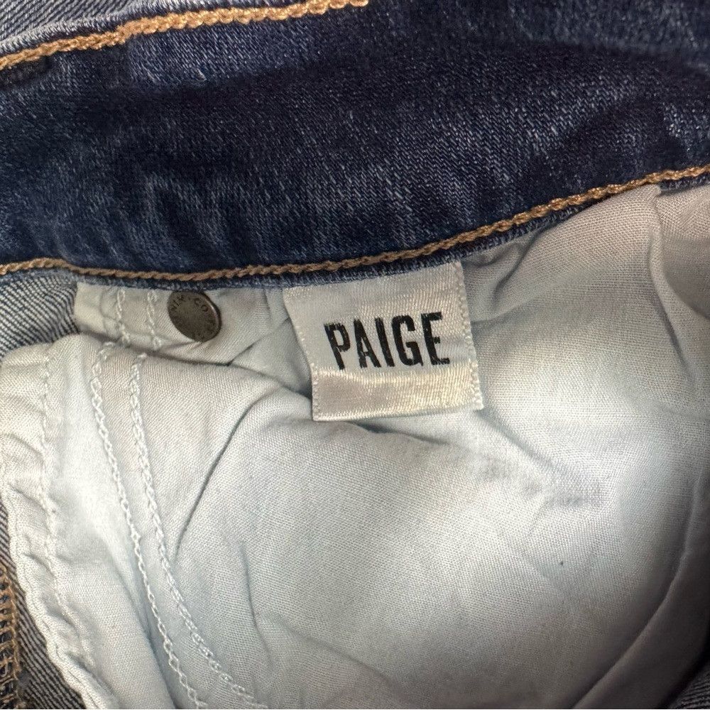 Paige PAIGE Hoxton Slim Crop Chopped Frayed Hem Jeans In Croatia Size 26" / US 2 / IT 38 - 9 Thumbnail