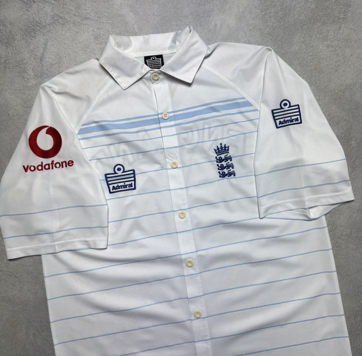 Other England 2000s Cricket Shirt Jersey Button Up Admiral Size US L / EU 52-54 / 3 - 3 Thumbnail
