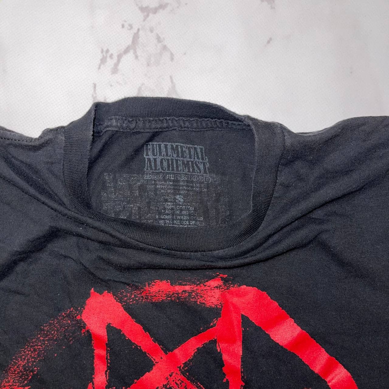 Vintage Fullmetal Alchemist Mens Bloodmark Blood Seal Symbol Manga Size US S / EU 44-46 / 1 - 7 Thumbnail