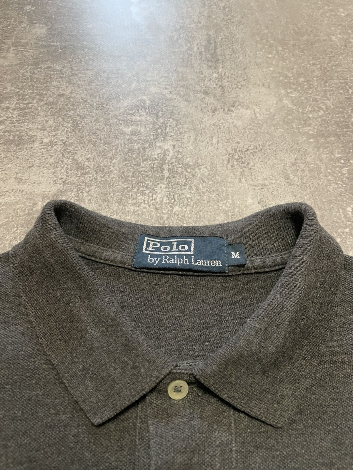 Polo Ralph Lauren Vintage Polo Ralph Lauren Gray Ponny Logo Polo Shirt Y2K Size US M / EU 48-50 / 2 - 7 Thumbnail