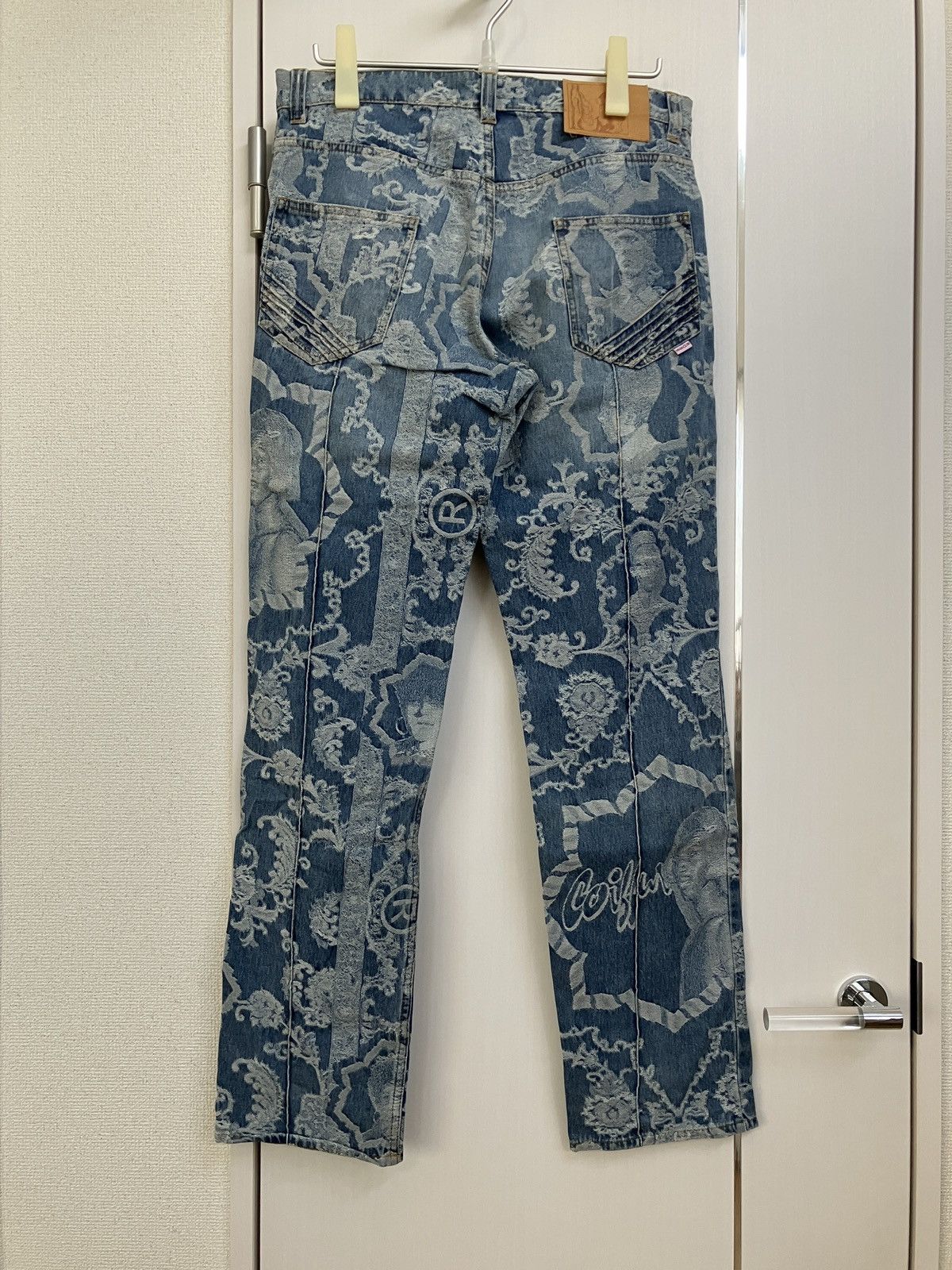 Martine Rose Avalon Jean - Jaquard Vintage Wash Denim Pants | Grailed