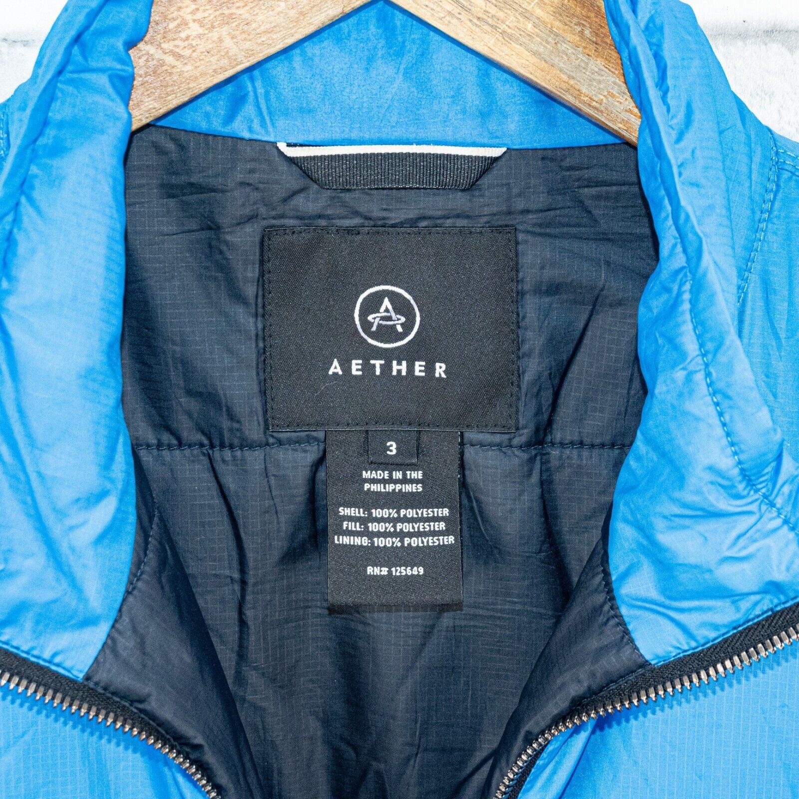 Aether Apparel AETHER Men's Packable Shelter Jacket insulated quilted blue Size US L / EU 52-54 / 3 - 3 Thumbnail