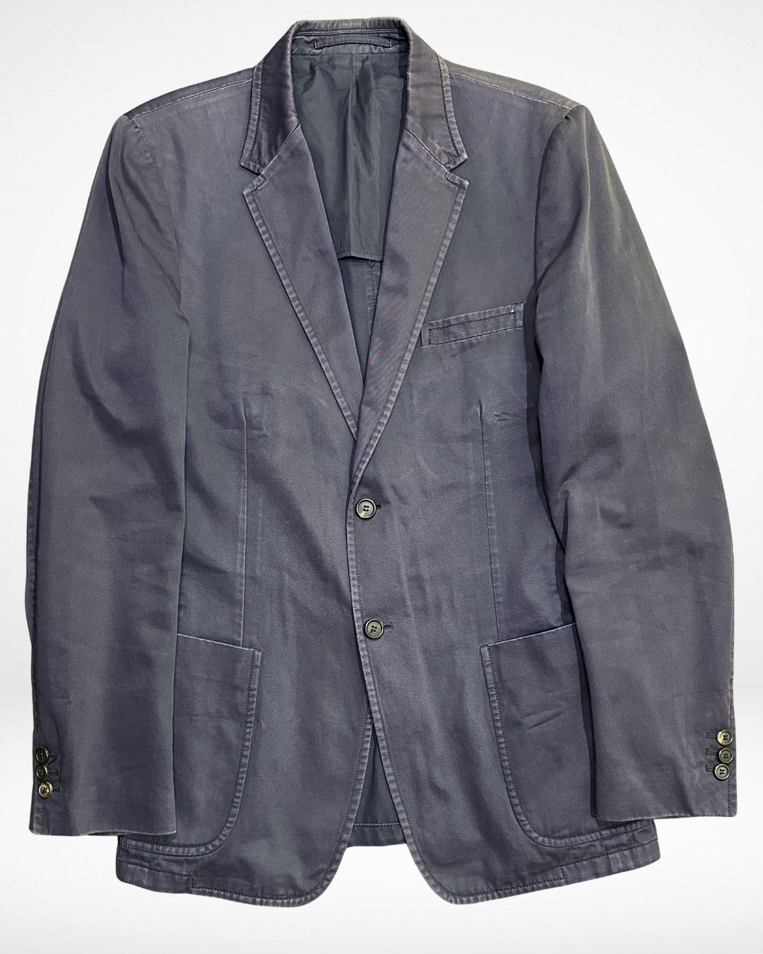 Prada SS2000 Mobster Coat in Tyrian Purple Size 46R - 2 Thumbnail