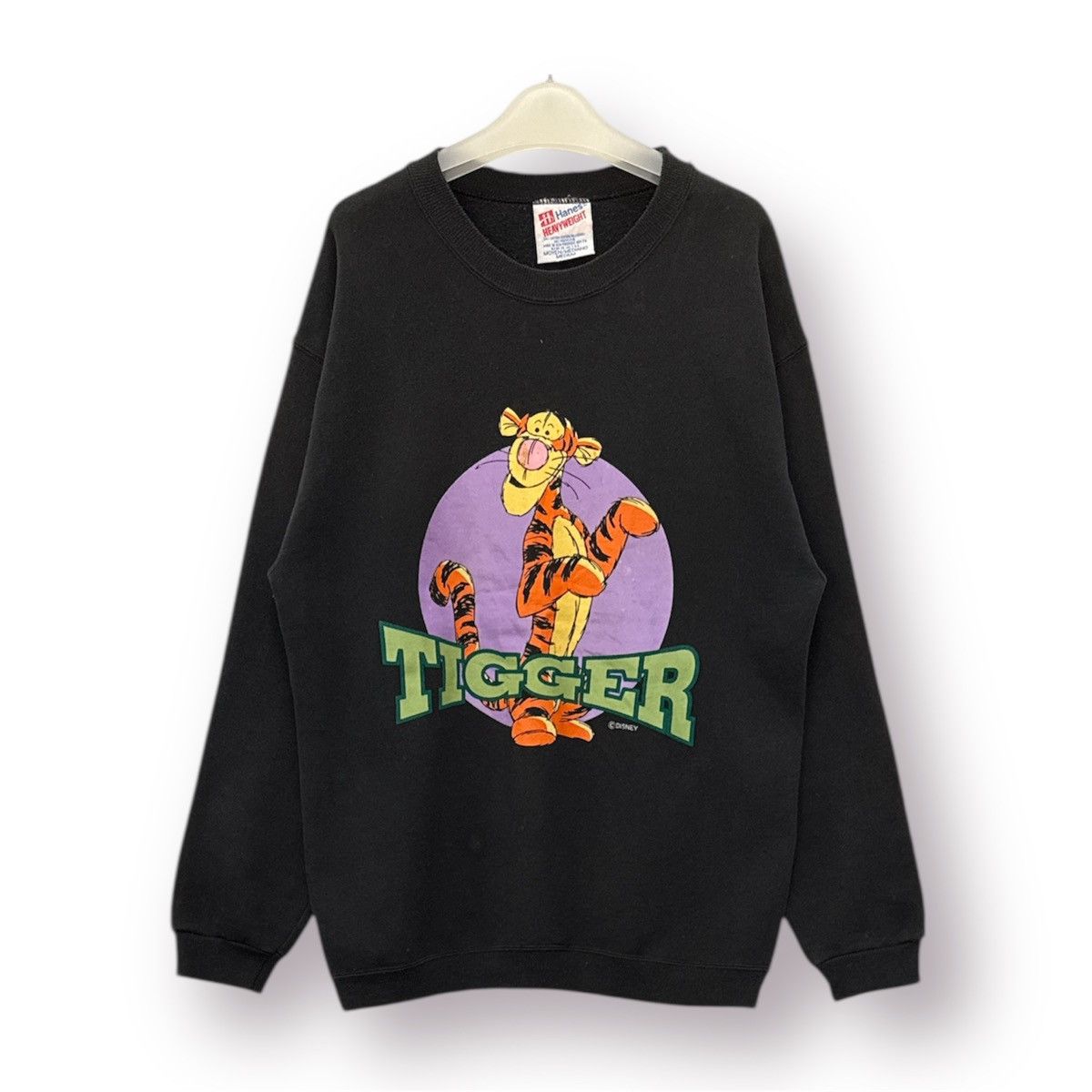 Cartoon Network × Disney × Vintage 🔥 Vintage 90s Hanes Heavy Cotton Tiger Disney Sweatshirt - M Size US M / EU 48-50 / 2 - 1 Thumbnail