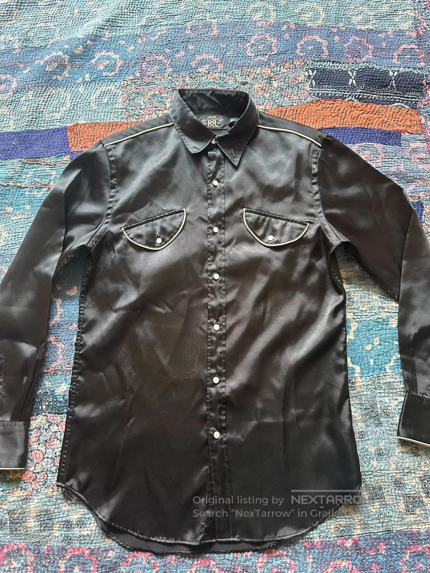RRL Ralph Lauren RRL Bull Head Embroidery Western Shirt. Size US S / EU 44-46 / 1 - 1 Thumbnail