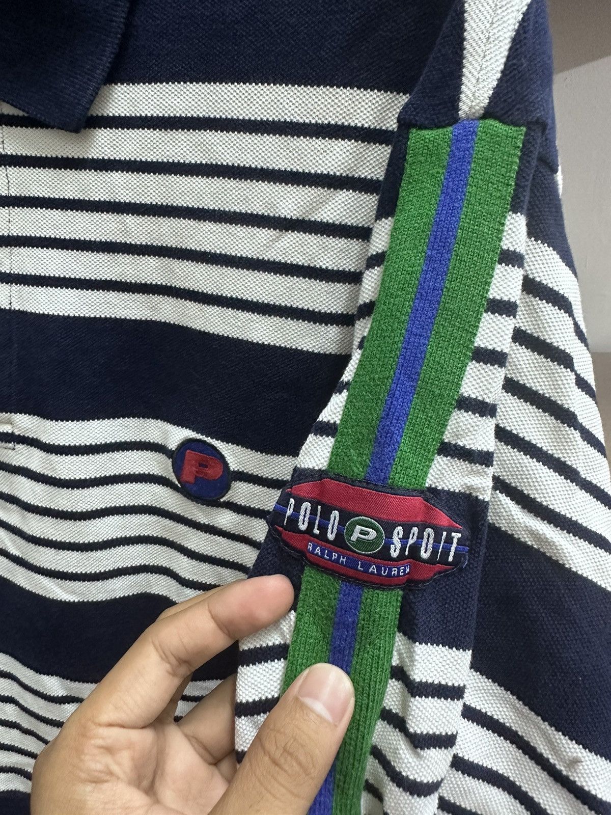 Polo Ralph Lauren Vintage Polo Sport Ralph Lauren Polo L/S Size US XL / EU 56 / 4 - 3 Thumbnail