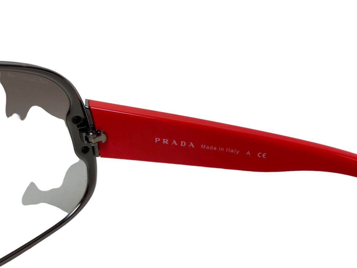 Prada Shield Sunglasses Size ONE SIZE - 8 Thumbnail