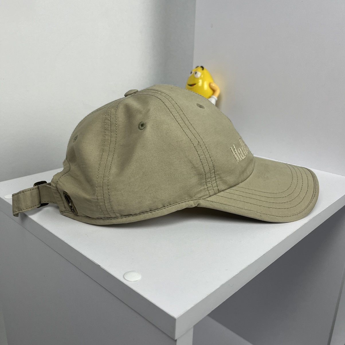 Marlboro Classics × Vintage 🎞️VINTAGE🎞️ Marlboro Classics Quality Label Beige sponsor Cap Size ONE SIZE - 5 Thumbnail