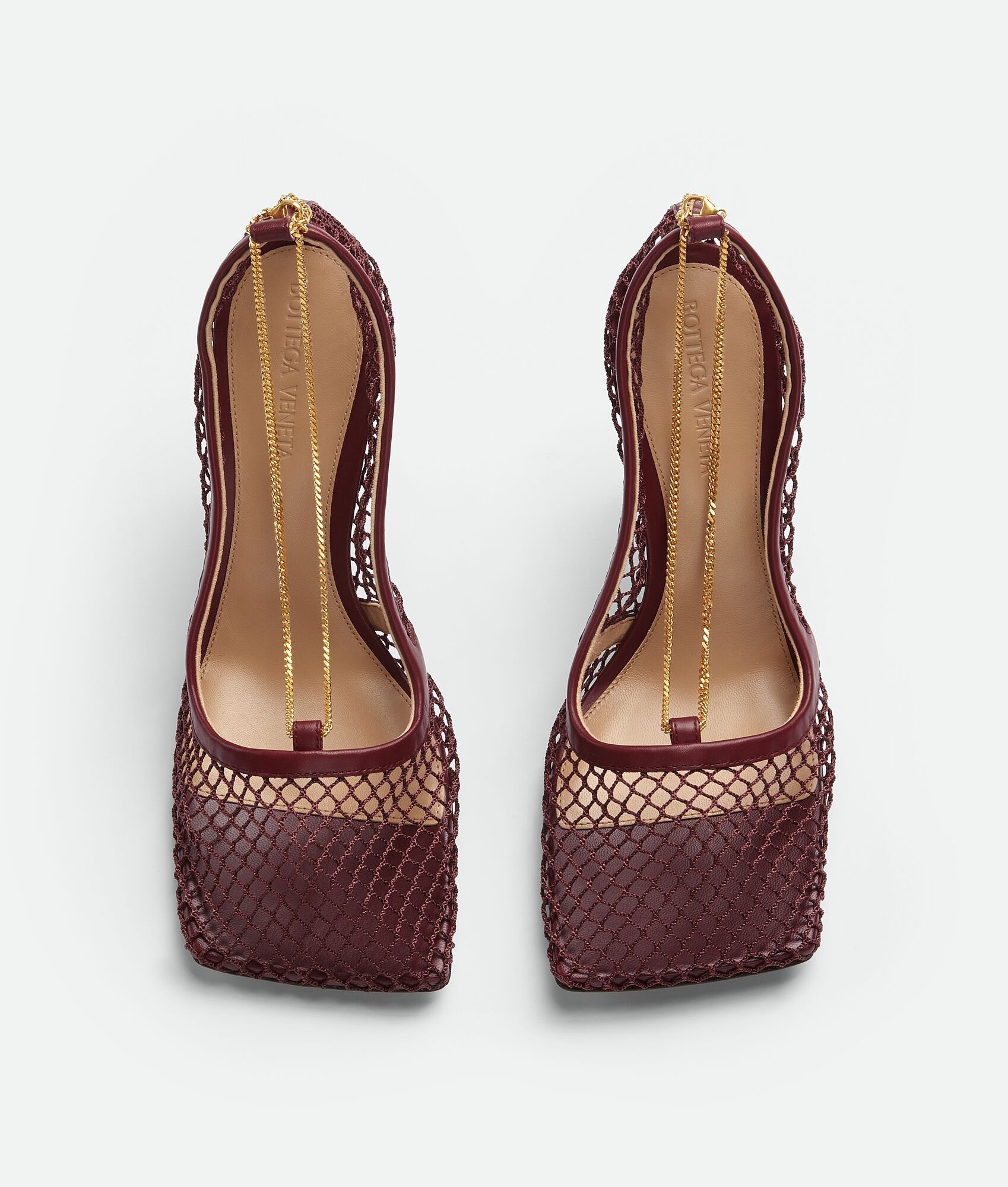 Bottega Veneta o1n1vont1224 Stretch Pumps in Cherry Size US 9 / IT 39 - 4 Thumbnail