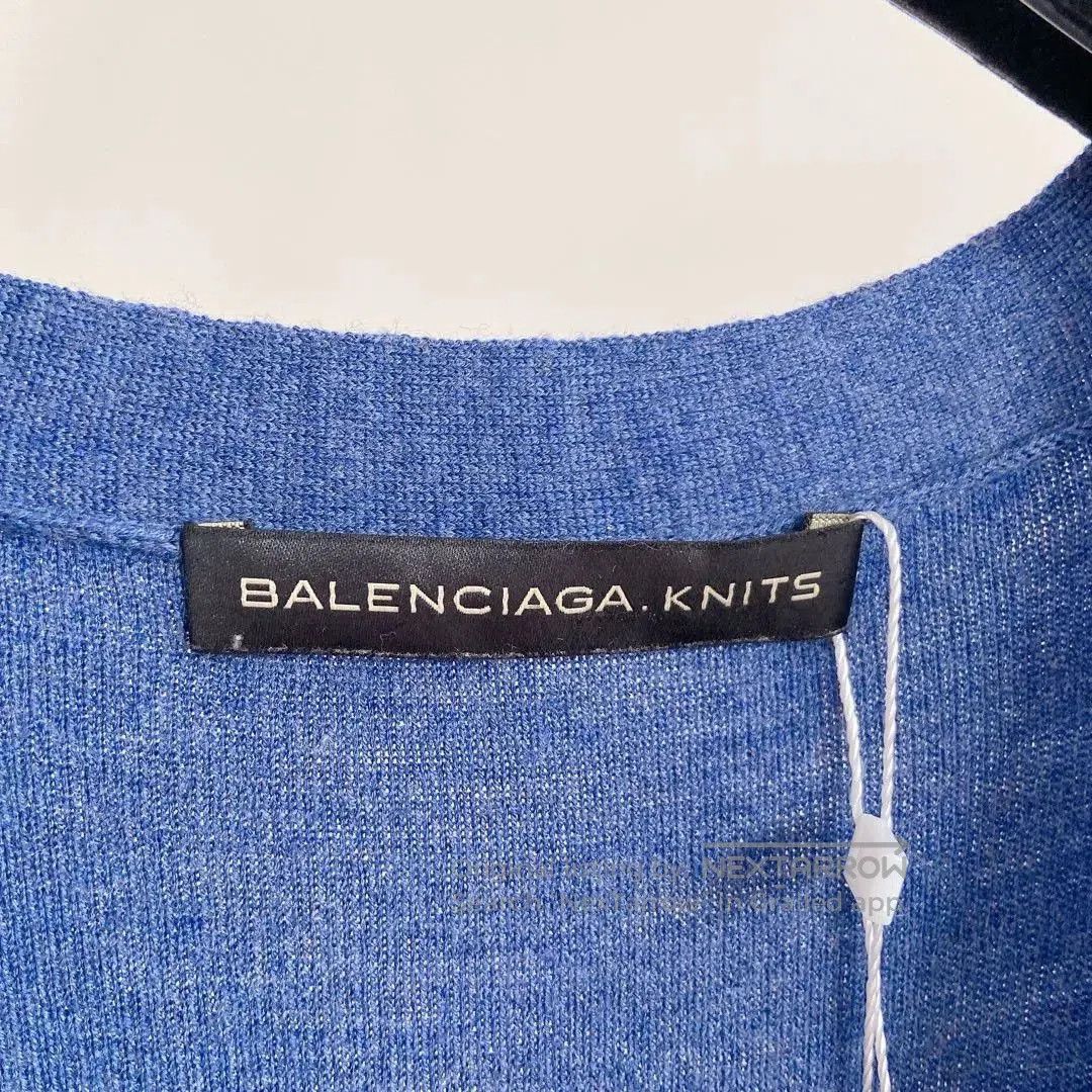 Balenciaga BALENCIAGA Blue Cardigan Size 36. Size XS / US 0-2 / IT 36-38 - 6 Thumbnail