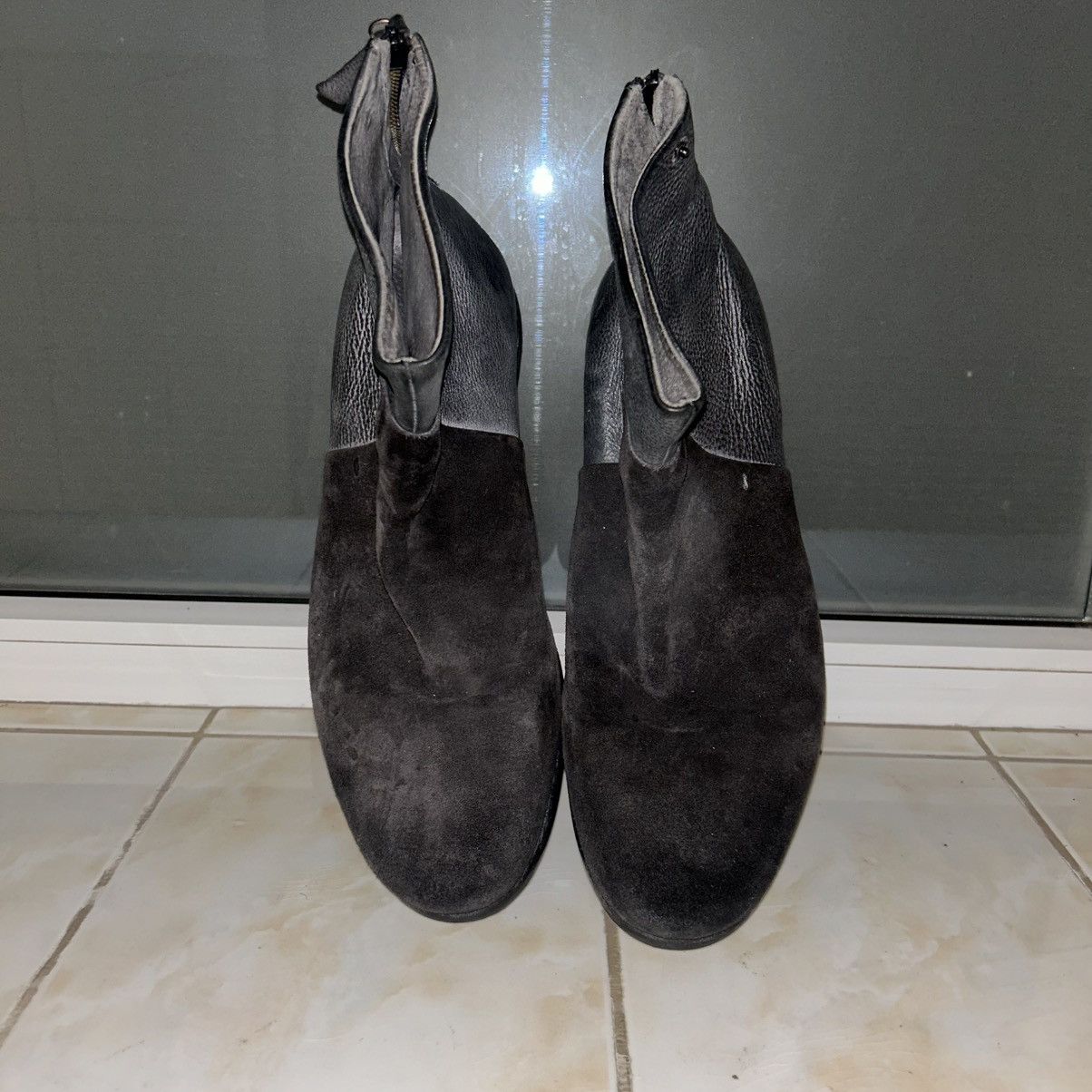 Diesel Diesel Archive Leather Chronar Chelsea Boot Back Zip Suede Size US 11 / EU 44 - 6 Thumbnail